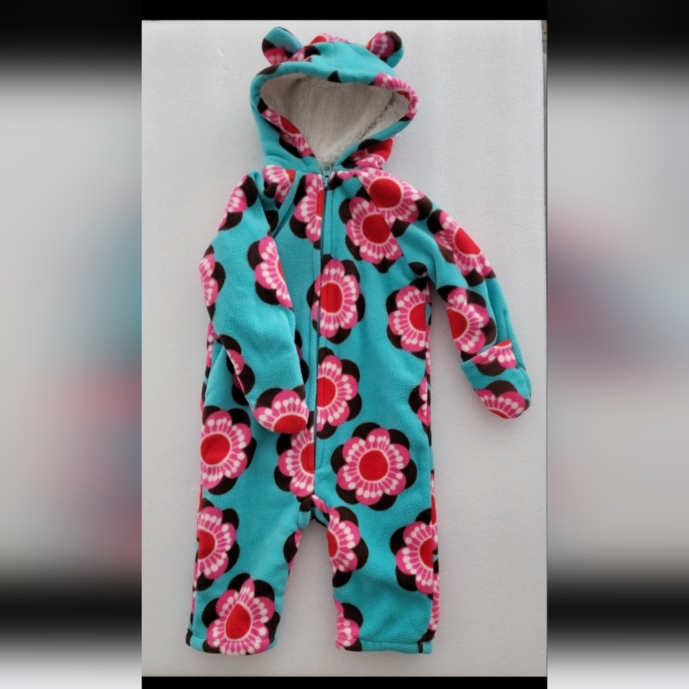 Old Navy Pink and Blue Floral Baby